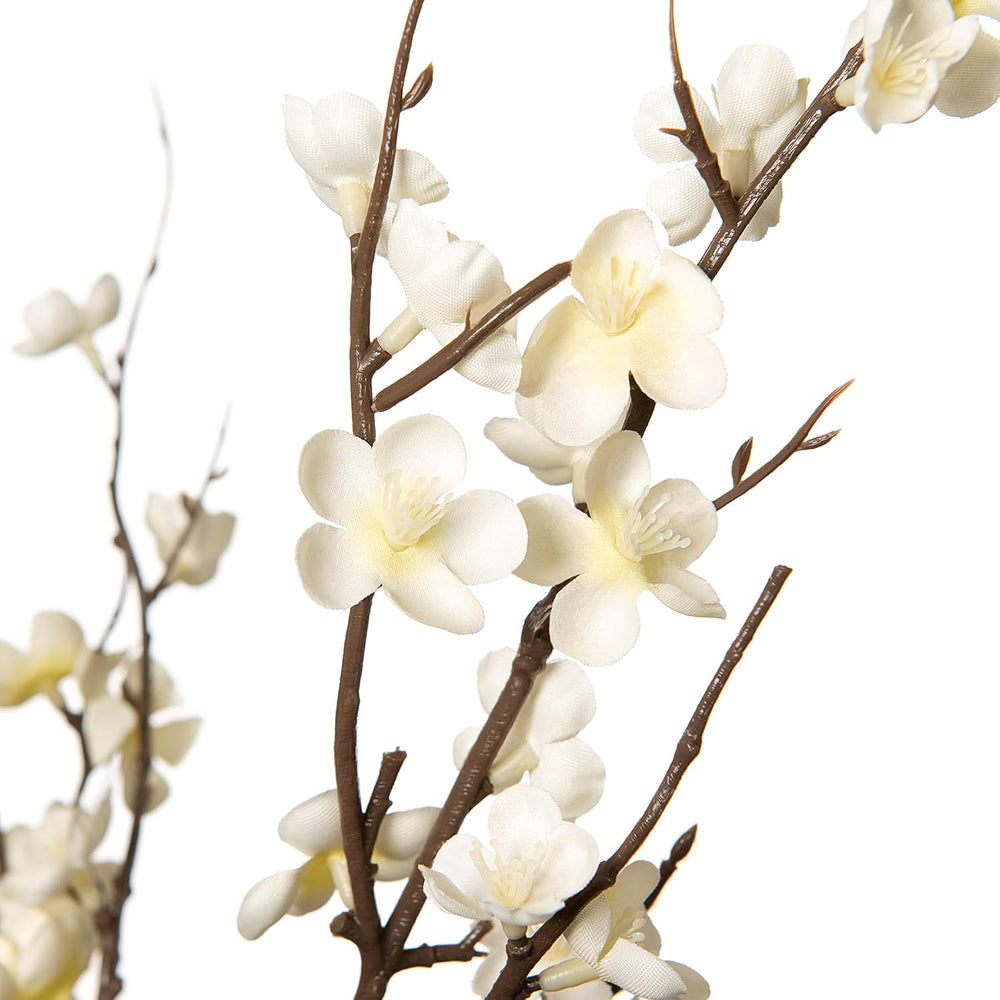 Ammyoo 4Pcs Cherry Blossom Branches Artificial Flowers for Spring Summer Indo...