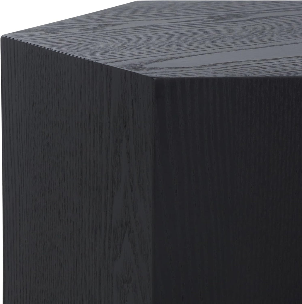 SAFAVIEH Home Collection - Barahan Hexagon End Table, Black Accent Side Table...