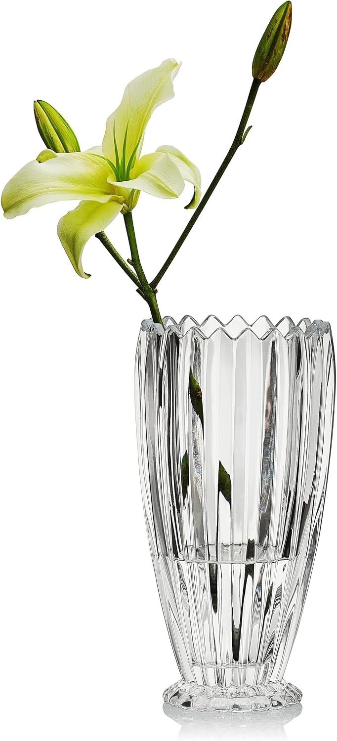 Mikasa Estate Crystal Vase, 11 Inch