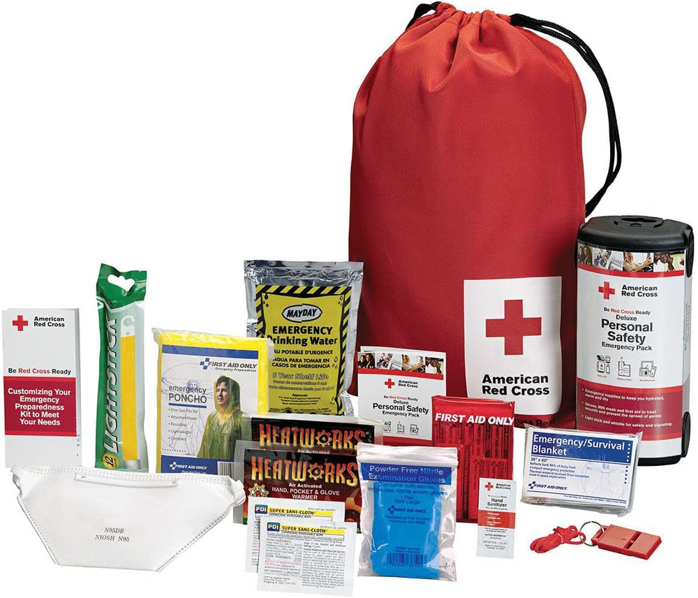 American Red Cross Licensed Deluxe Personal Safety Emergency Pack