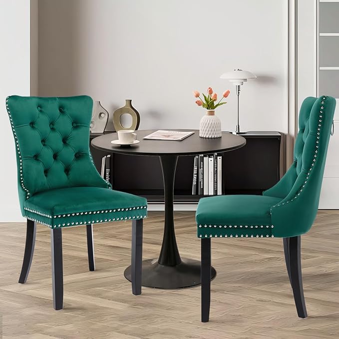 SoarFlash Kitchen Table and Chairs for 2, 31.5" Dining Table Set for 2 w...