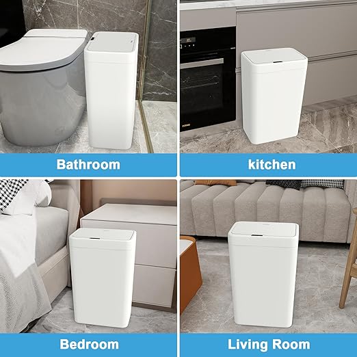 Naisu 2 Pack 4 Gal Bathroom Trash Can