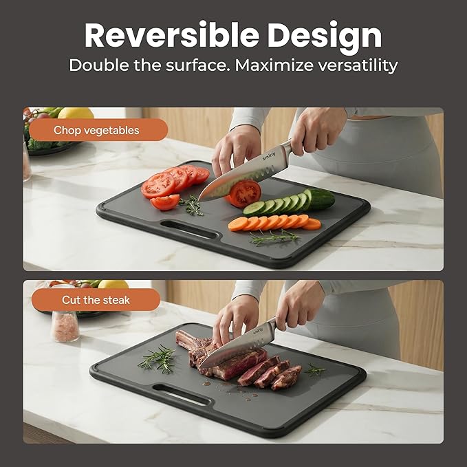 SMIRLY Plastic Cutting Board Set