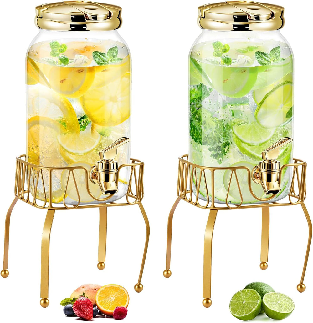 Tanlade 2 Pcs Plastic Drink Dispenser