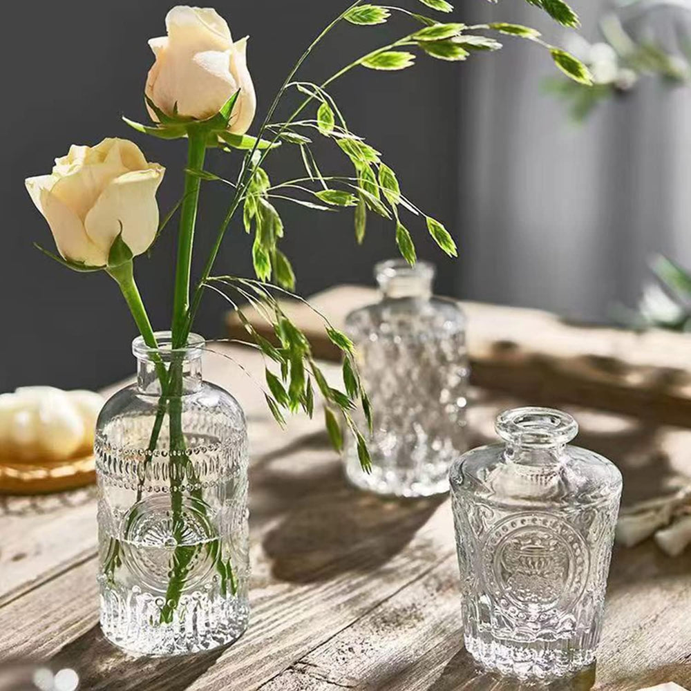 Glass Bud Vases Set of 32, Small Flower Vases for Wedding Centerpieces