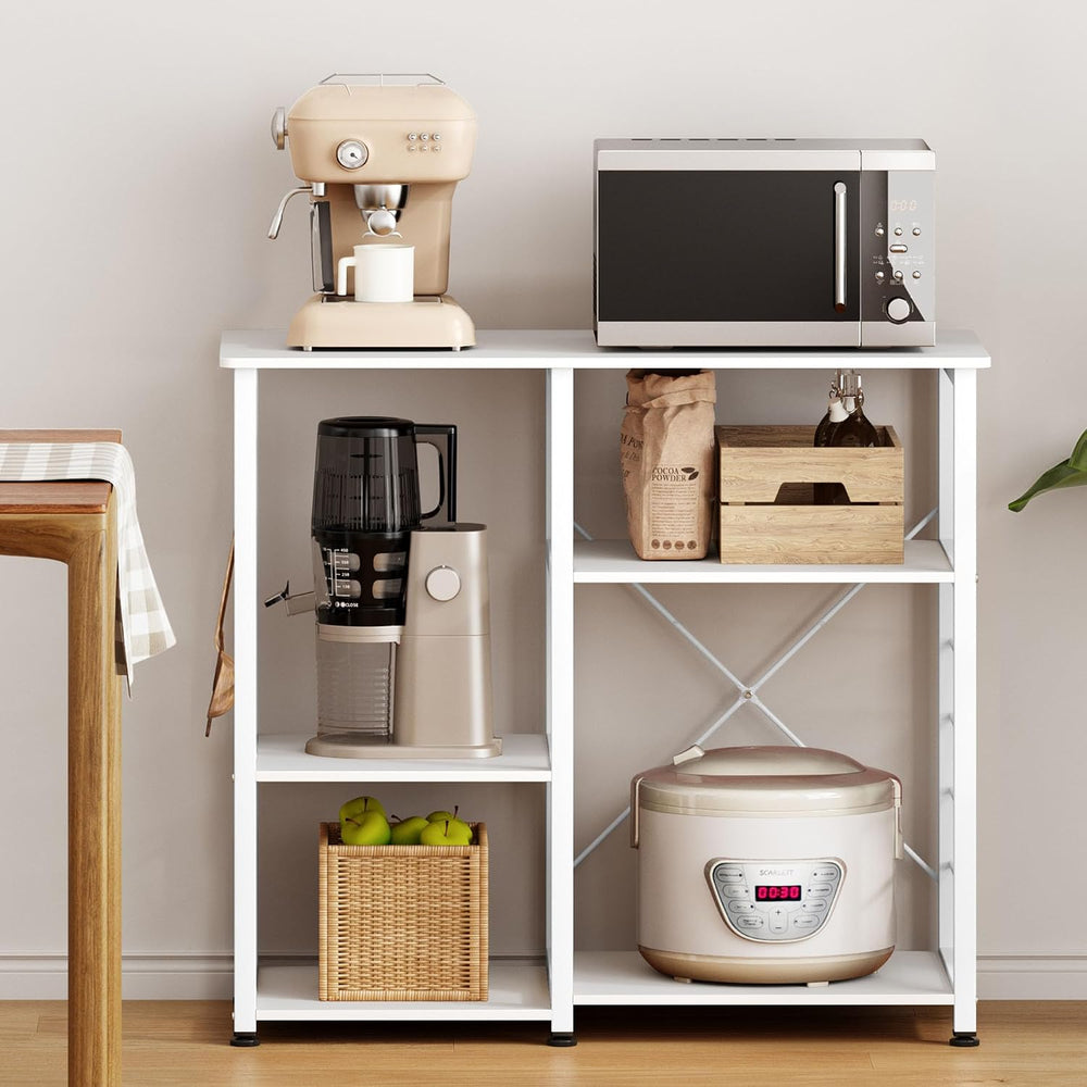 soges Baker's Shelves, Kitchen Shelf, Standing Shelf, Microwave Holder, B...
