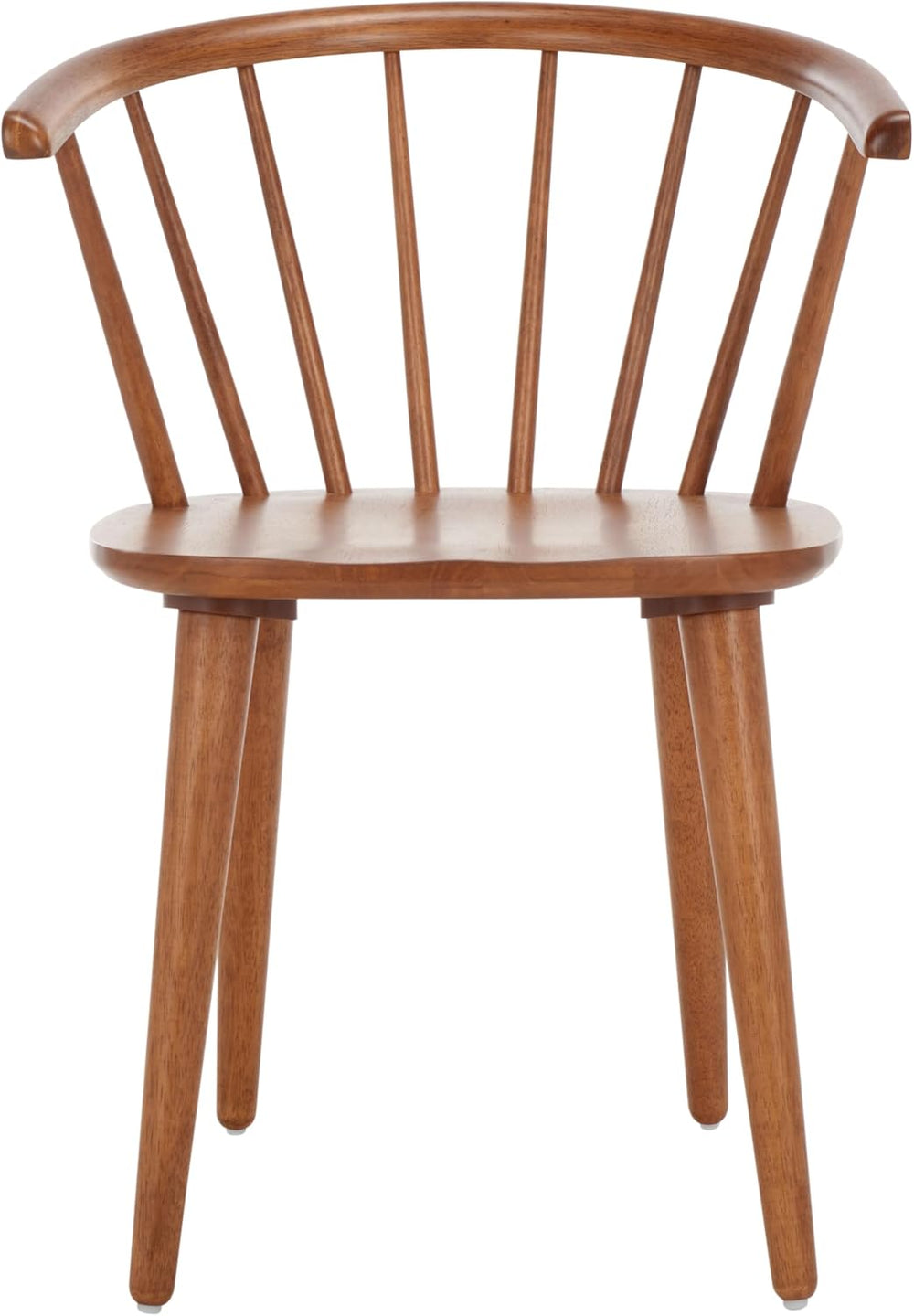 SAFAVIEH Blanchard Wood Accent Chair Set of 2, 17.9" Seat Honey AMH8512M