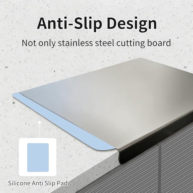 Large Stainless Steel Cutting Boards