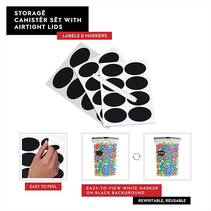 DWËLLZA KITCHEN Airtight Food Storage Container Set