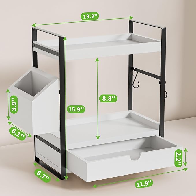 2-Tier Bathroom Counter Organizer