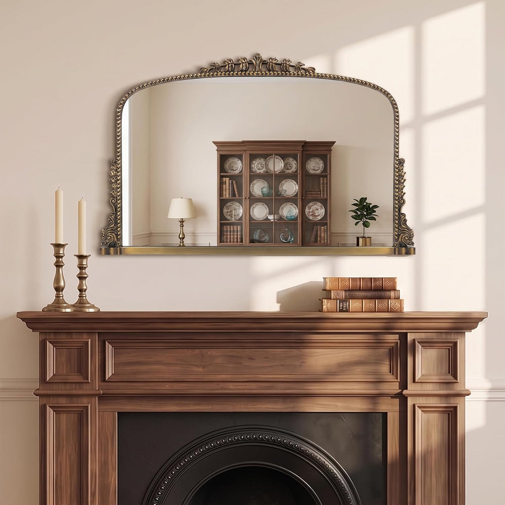36"X23" Vintage Gold Mirror