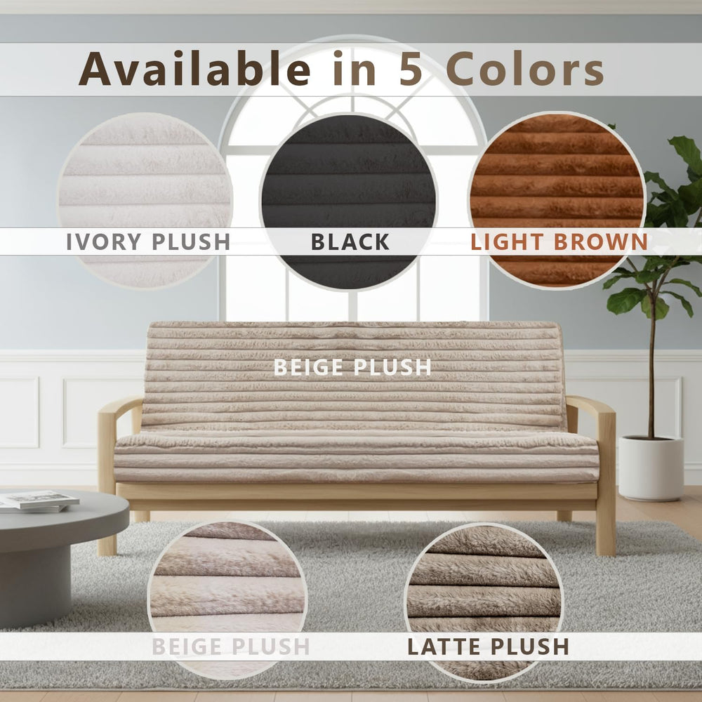 Memory Foam Futon Mattress, Foldout Couch Futon Mattress - 6x54x74 (Beige) - ...