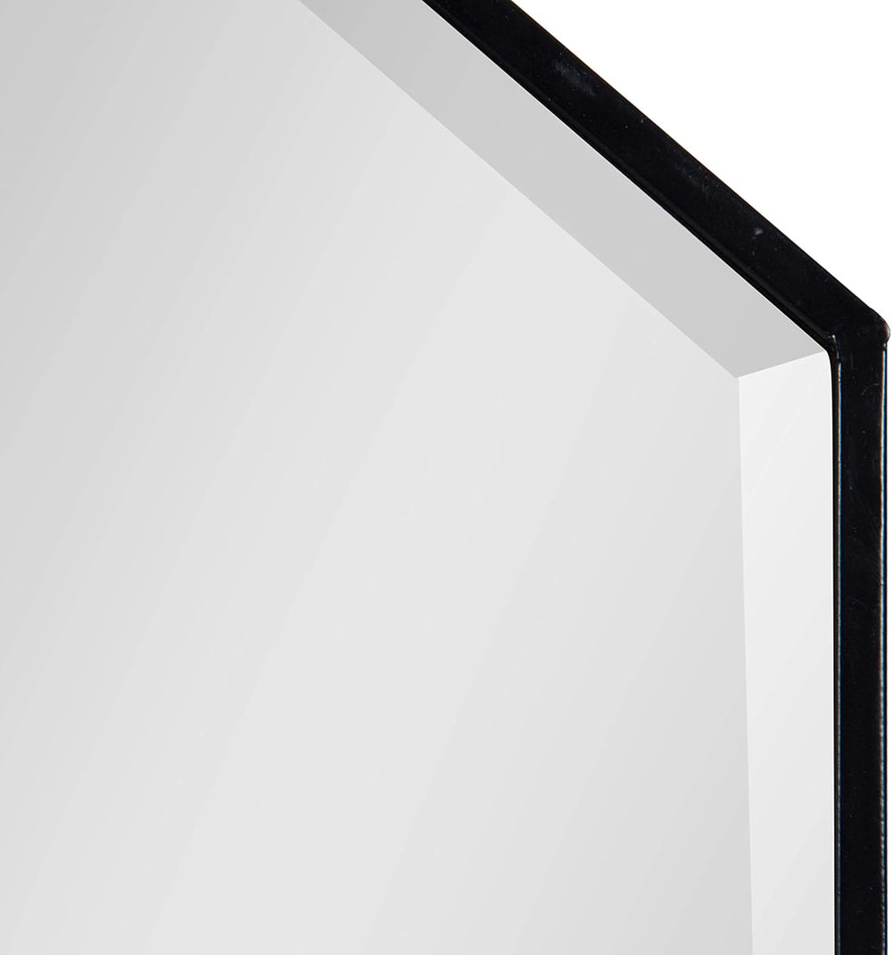 Kate and Laurel Roycen Modern Narrow Geometric Shaped Metal Accent Wall Mirro...