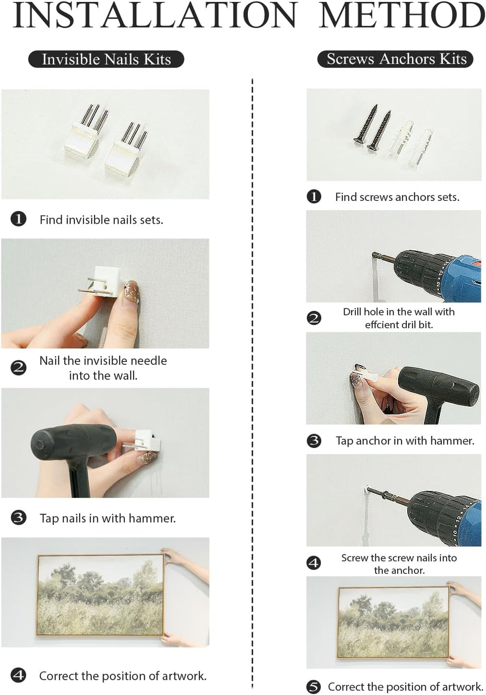 InSimSea Extra Large Framed Vintage Wall Art, Rustic Floral,40x20in