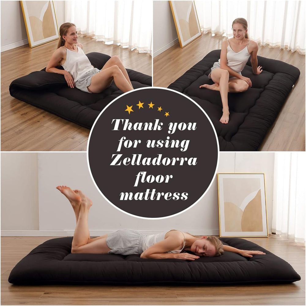 Zelladorra Japanese Floor Mattress, Futon Mattress