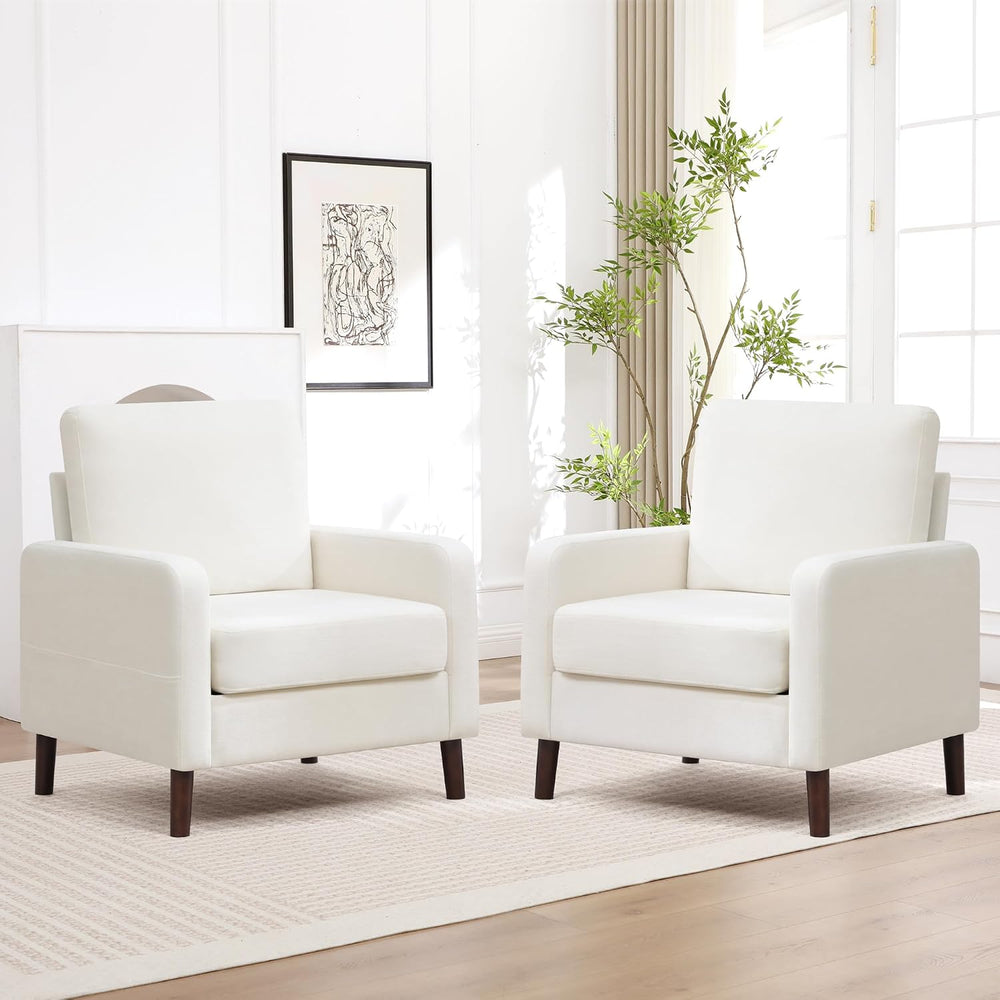 Accent Chair for Living Room, Modern Reading Chair for Bedroom, Upholstered A...