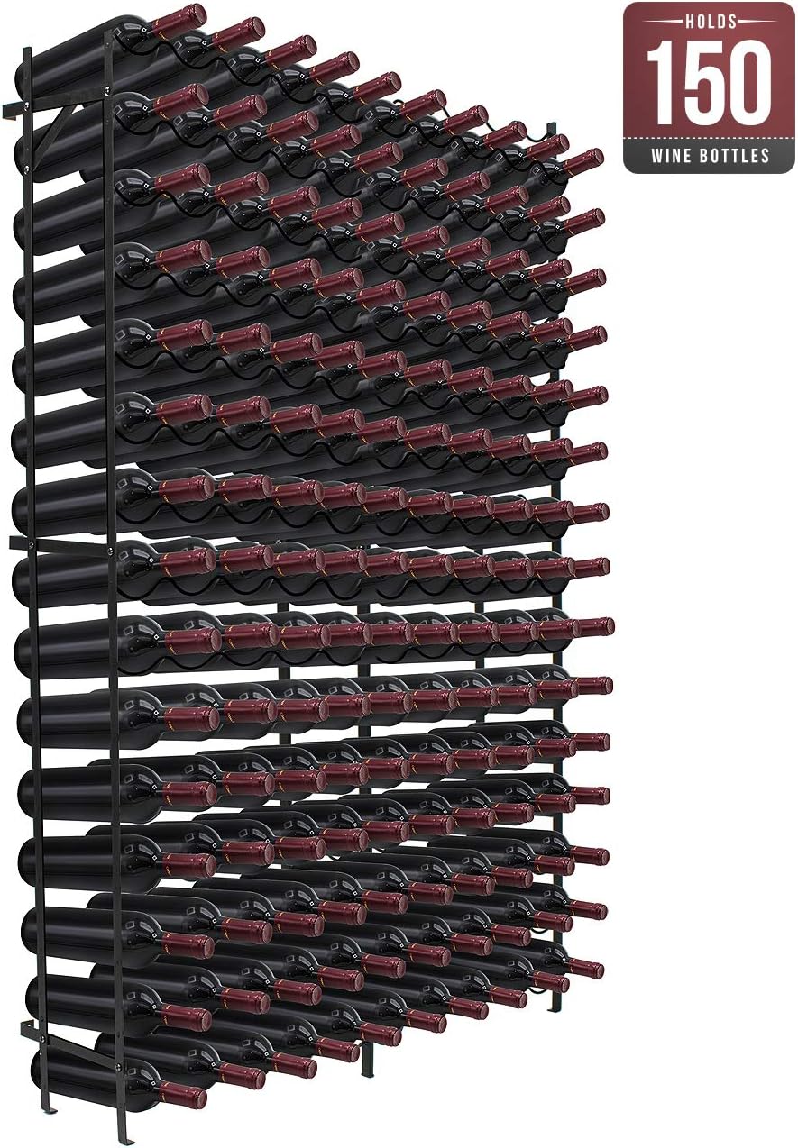Sorbus Wine Rack Freestanding Floor - Wine Bottle Holder Holds 150 Bottles of...