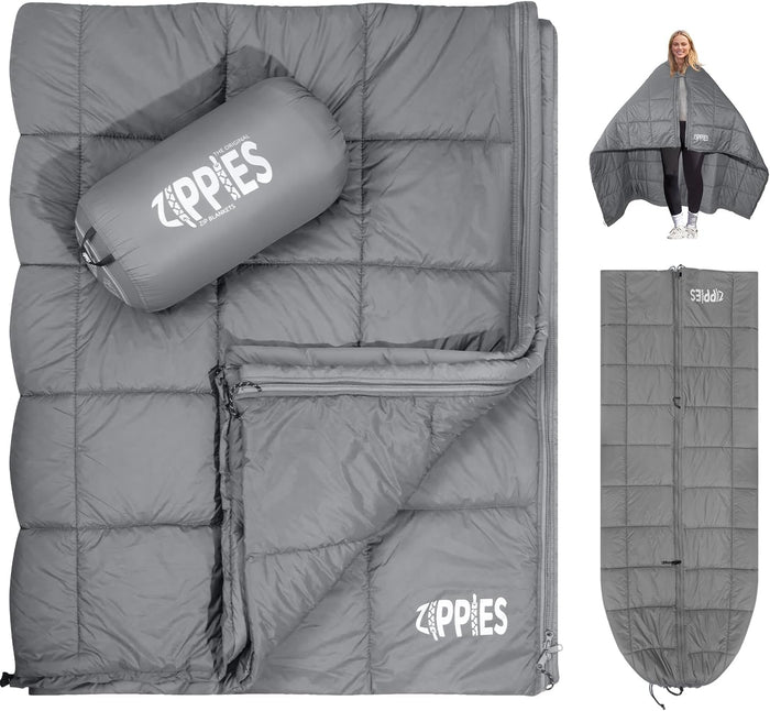 3M Thinsulate Insulation Puffy Camping Blanket for Cold Weather