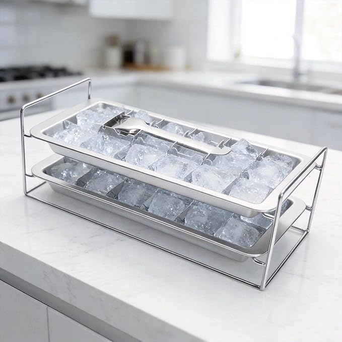 Stainless Steel Ice Cube Tray