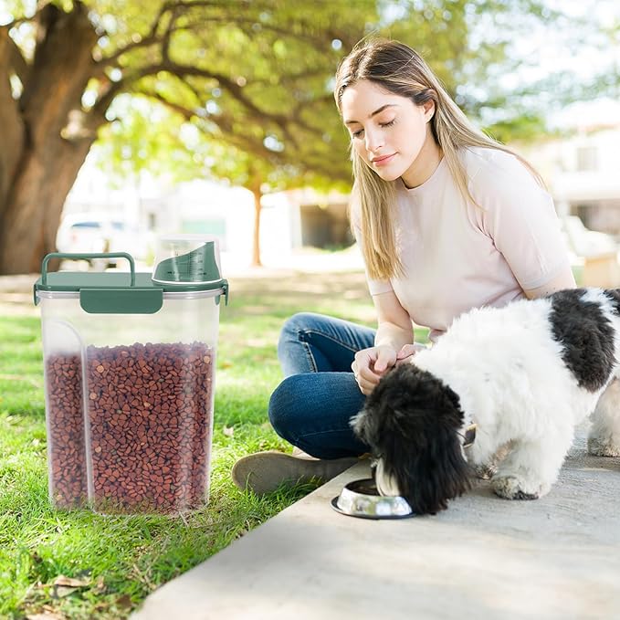 LEAWALK 5-7lbs Cat Dog Storage Container Portable