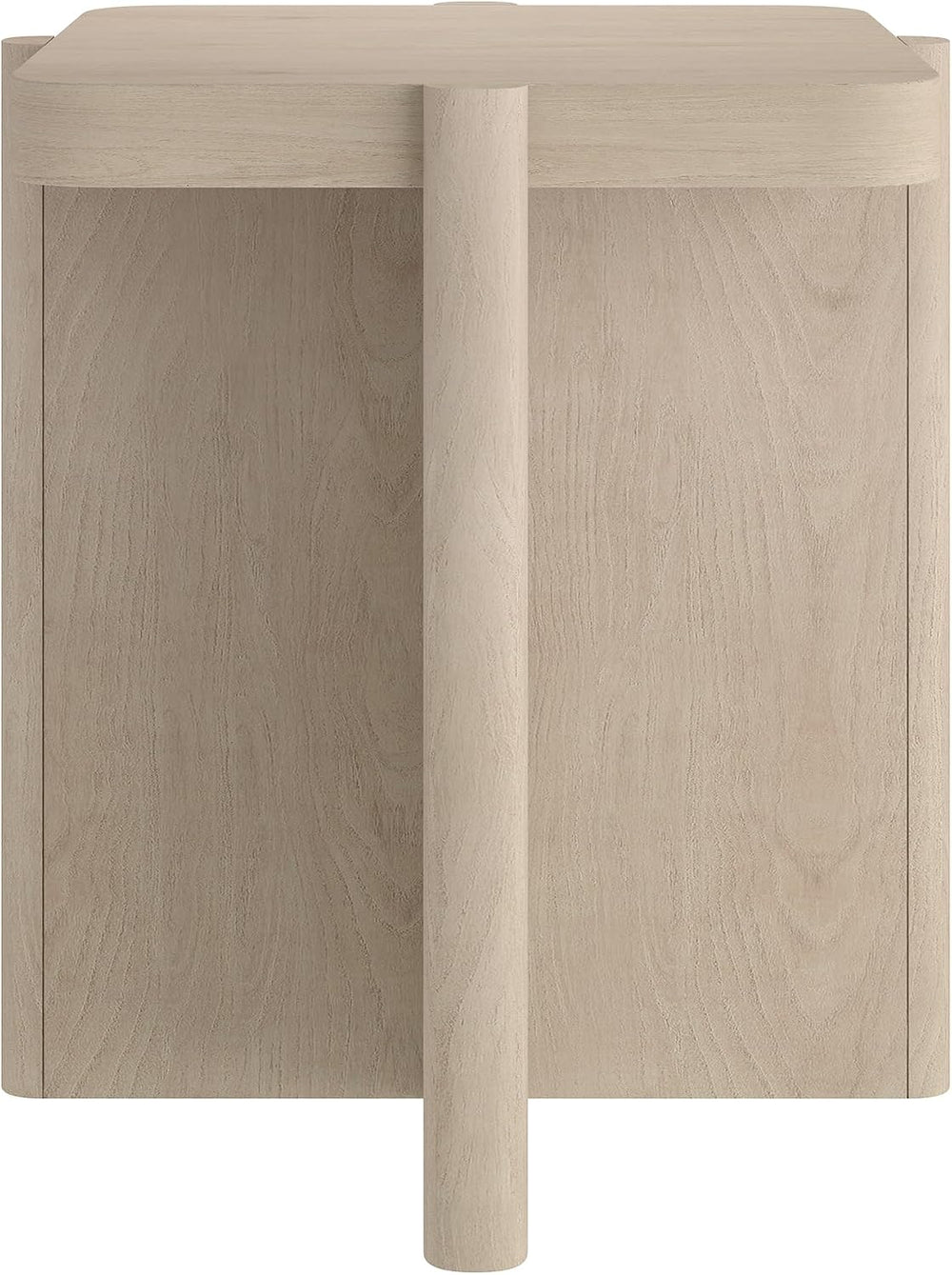 Henn&Hart 20'' Modern Wooden Square End Table, Side Table, Nights...