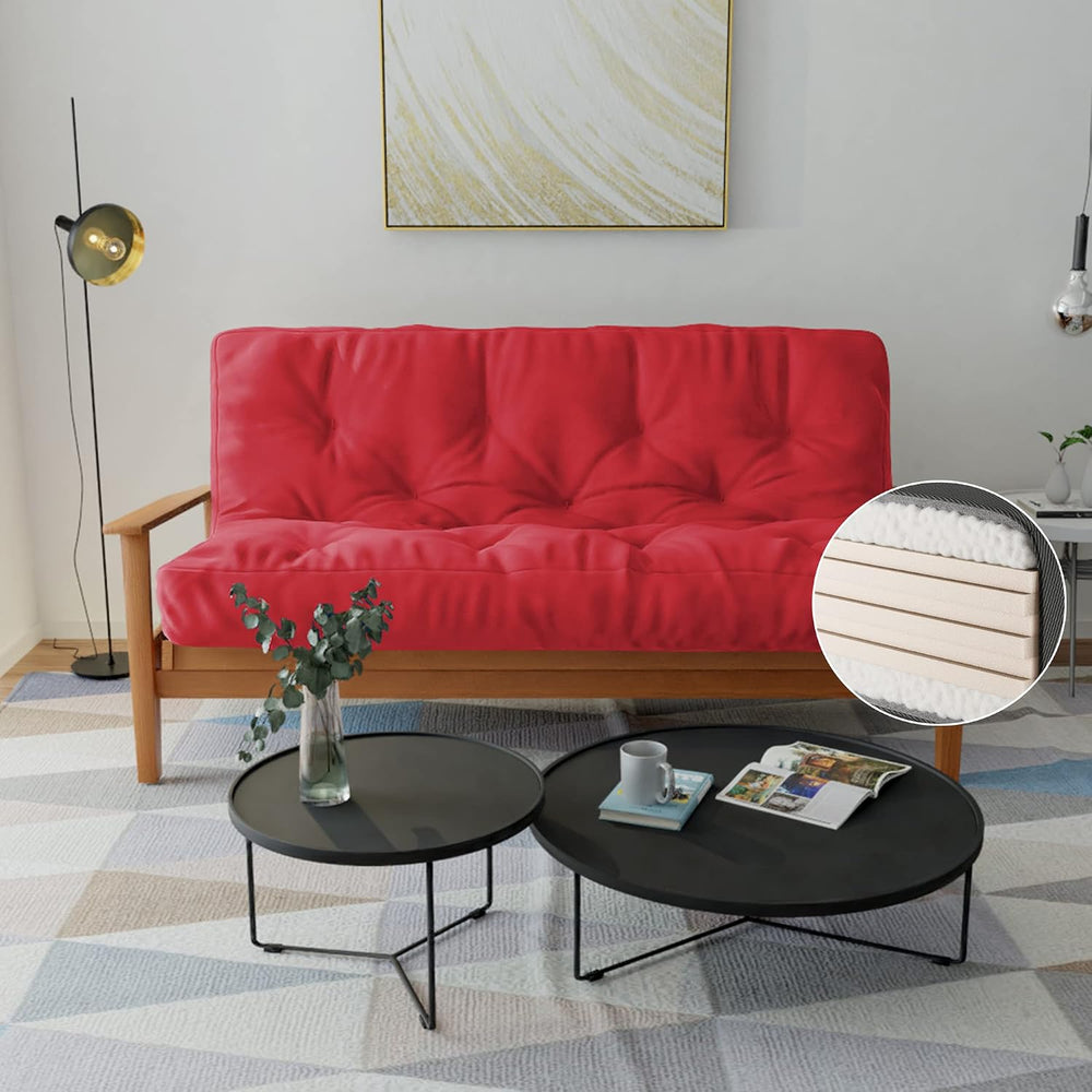 Loosh Home | 10" Full Size Futon Sofa Bed Memory Foam Mattress - USA Mad...
