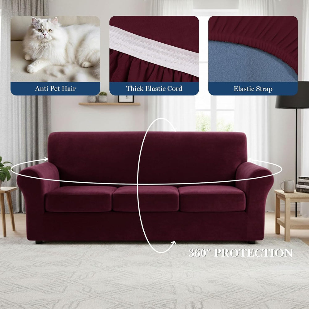 NICEEC Chair Covers Armchair Water Repellent Couch Covers Sofa Chair Cover
