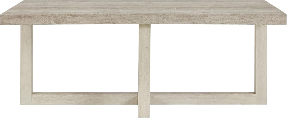 Roundhill Furniture Luno 3-Piece Coffee Table Set, Coffee Table and Two End T...
