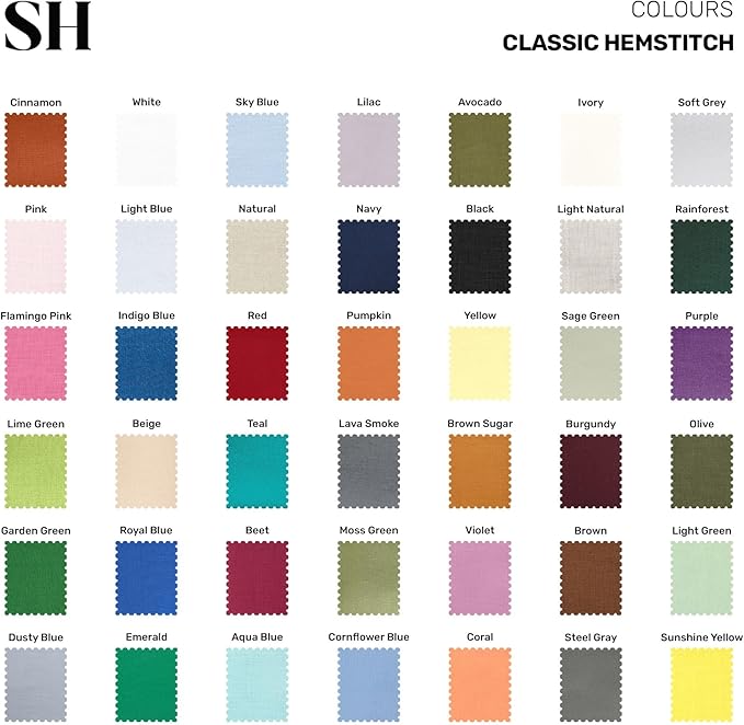Solino Home Linen Pink Table Runner 132 Inches Long - 100% Pure Linen Extra L...