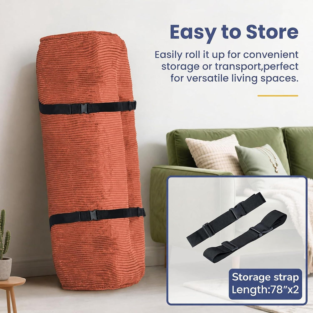 JUIKURY 8" Futon Mattress Queen Size, Thick Futons Sofa Couch Bed Sleepe...