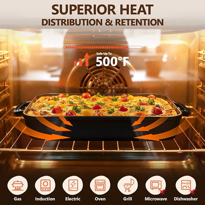 Cast Iron Detroit Pizza Pan