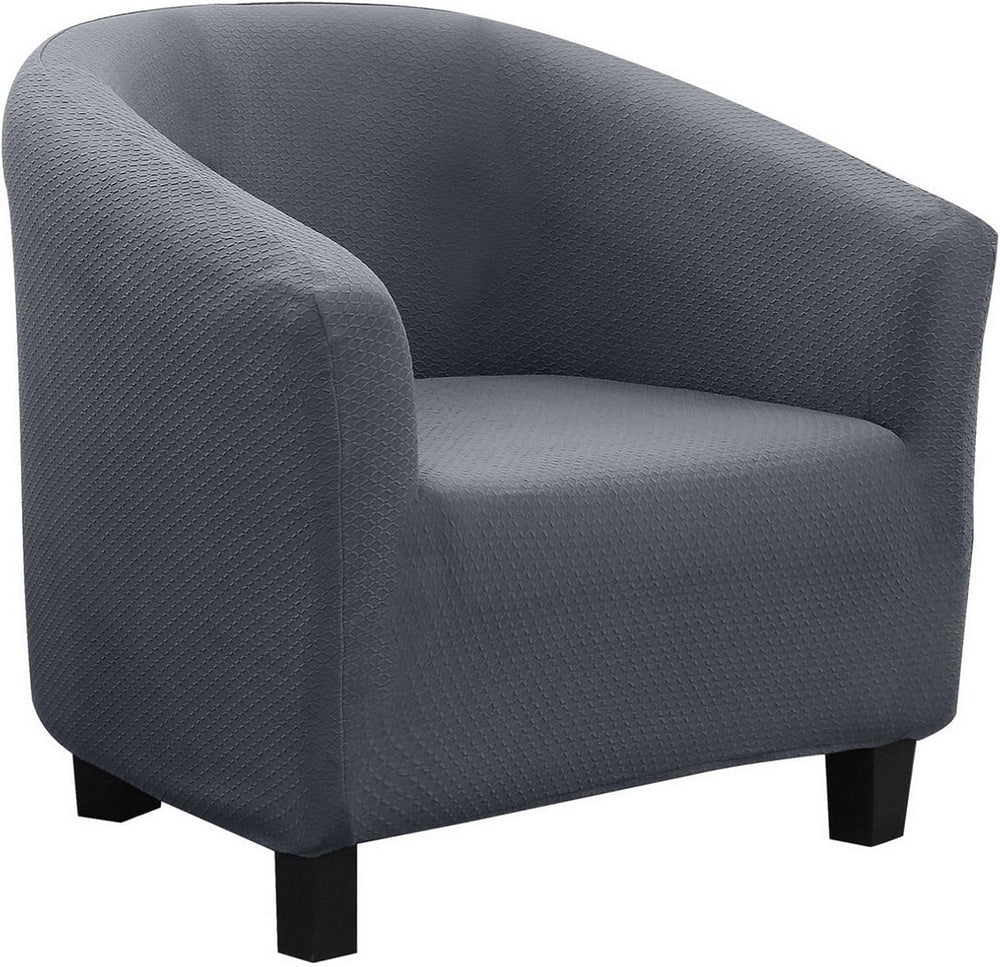SearchI Club Chair Slipcover Stretch Barrel Chair Covers Jacquard Tub Chair S...