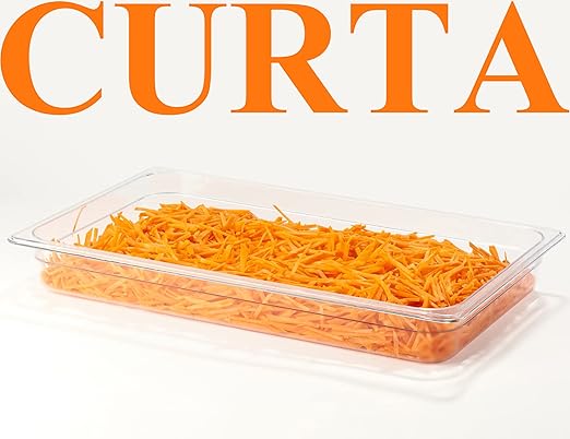 CURTA 6-Pack Full Size 2.5" Deep NSF Polycarbonate Food Pans | Dishwashe...