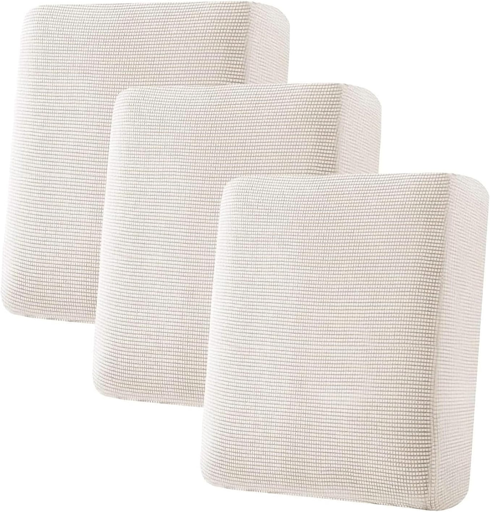 H.VERSAILTEX Super Stretch Individual Seat Cushion Cover Sofa Covers Couch Cu...