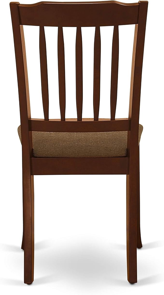 East West Furniture MZDA5-MAH-C 5 Piece Kitchen Table Set for 4 Includes a Re...
