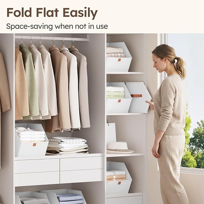 Homsorout Fabric Closet Storage Cubes