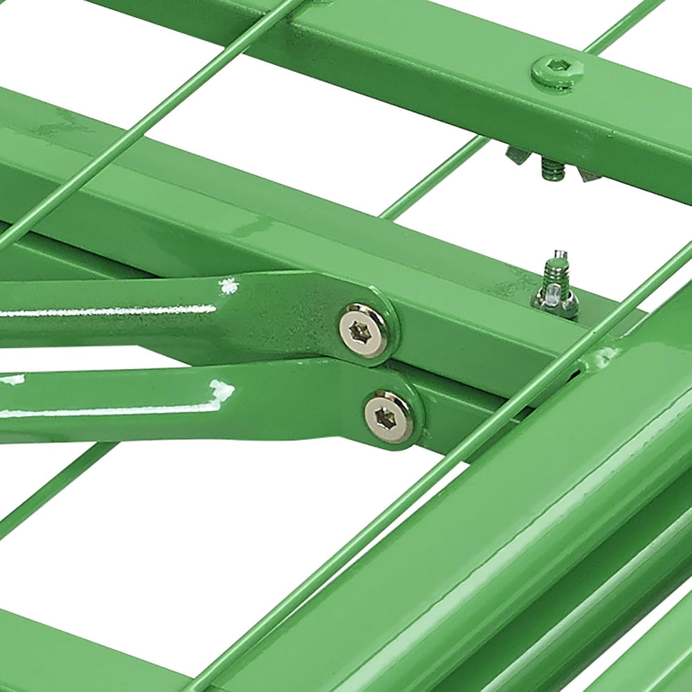 Modway Horizon Queen Bed Frame In Green - Replaces Box Spring - Folding Metal...