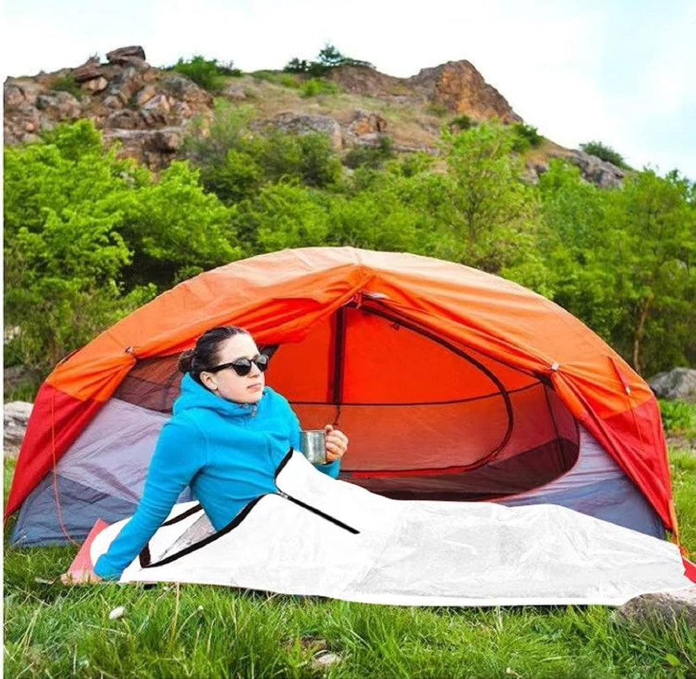 Emergency Sleeping Bag Lightweight Waterproof Thermal Bivy Sack Cover