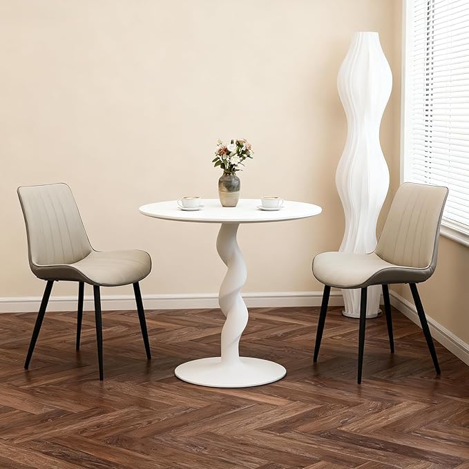 Dining Chairs Set of 2, Leather Modern Kitchen & Dining Room Chairs, Comf...
