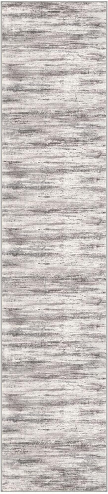 KOZYFLY Modern Abstract Washable Rug Runner 2.6x12 Hallway Rug Runner Non-Slip