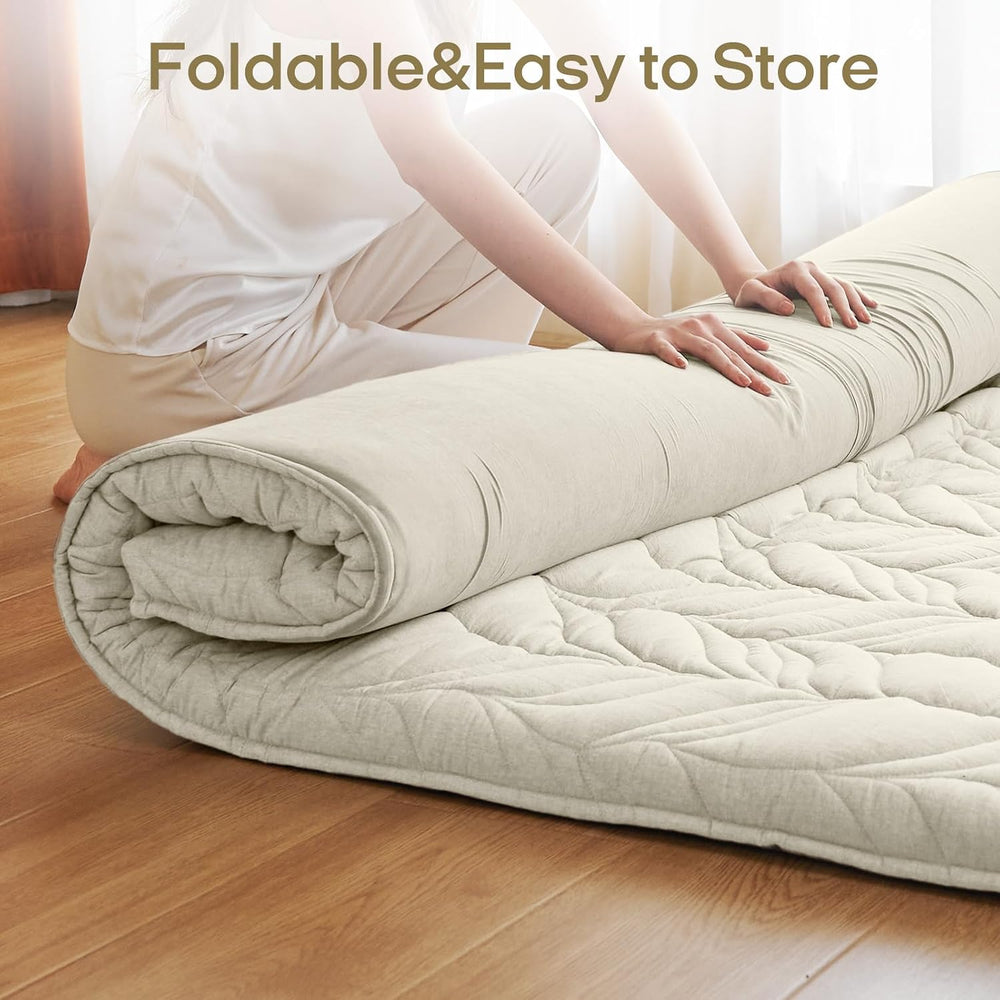 ZonLi Japanese Floor Mattress Futon Mattress Full Size 4 Inch Thick