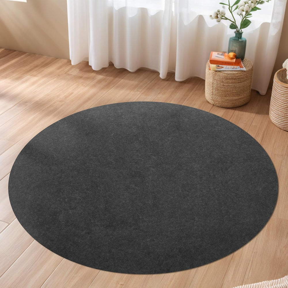 Waterproof Non-Slip Rug Pad, Round 7 Ft Carpet Pads for Large Area Rugs 1/8&q...