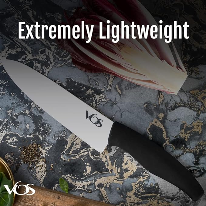 Vos Ceramic Knife with Peeler, Knives Set