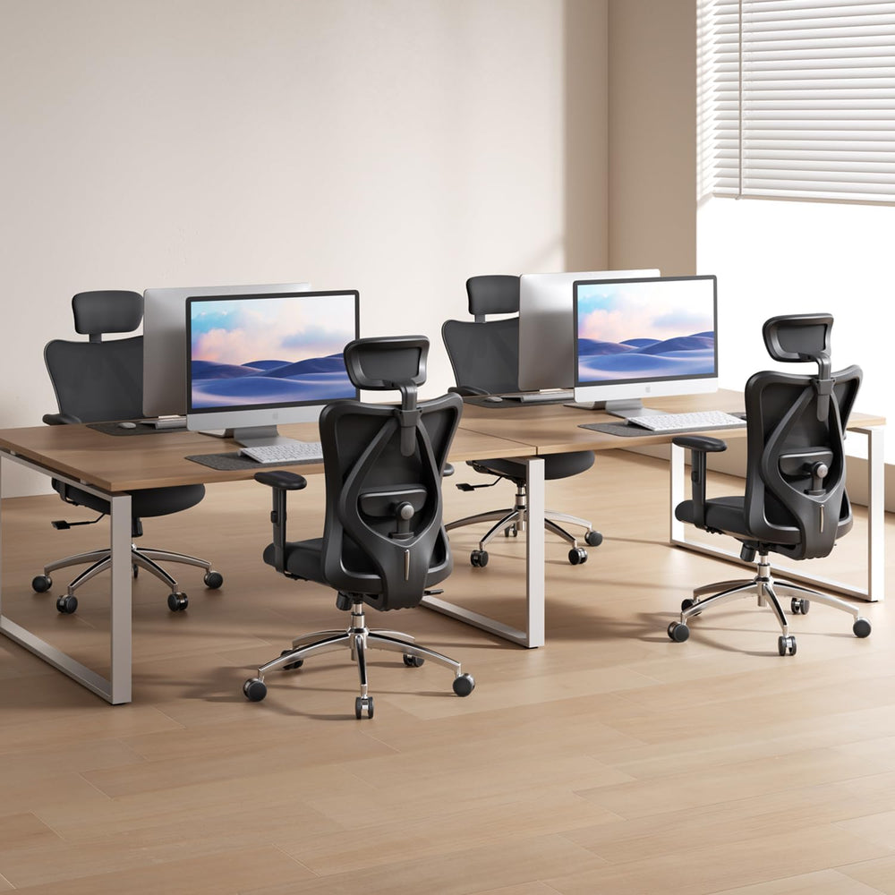SIHOO M18 Ergonomic Office Chair, High Back Mesh Desk Chair with Adjustable H...