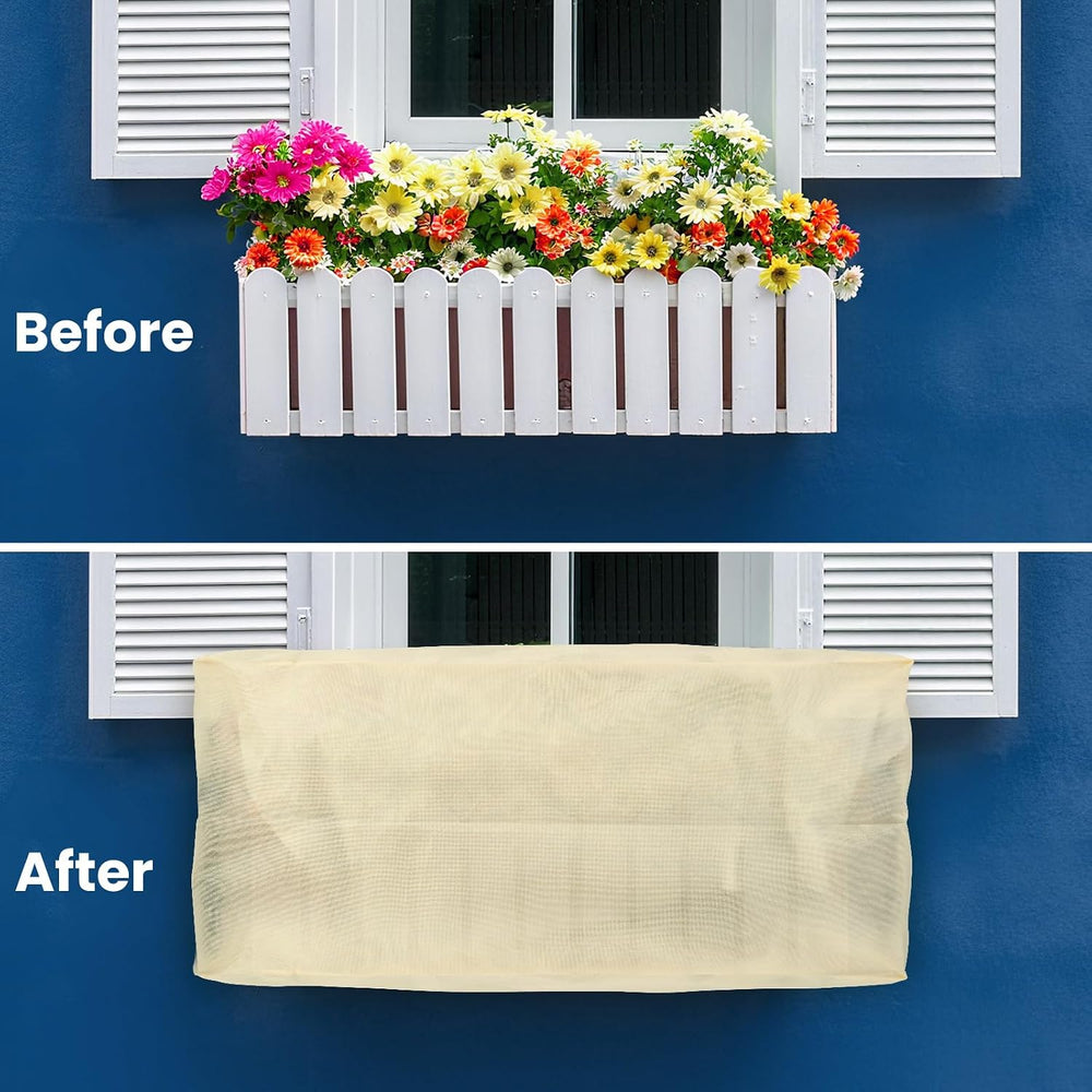 Plant Covers Freeze Protection, 2 Pack, Fits 4 x 8 ft Raised Beds