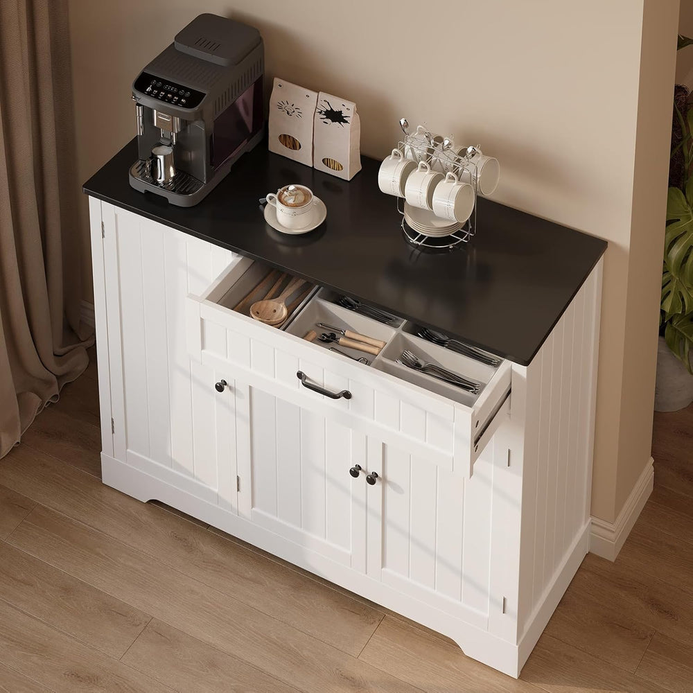 Gizoon Kitchen Coffee Bar Cabinet with Storage Kitchen Sideboard Buffet Cabin...