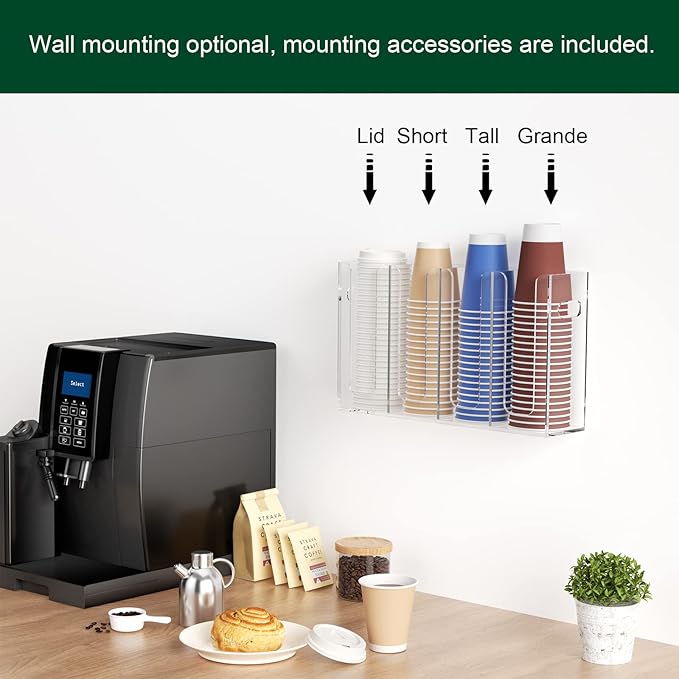 Disposable Coffee Cup Dispenser