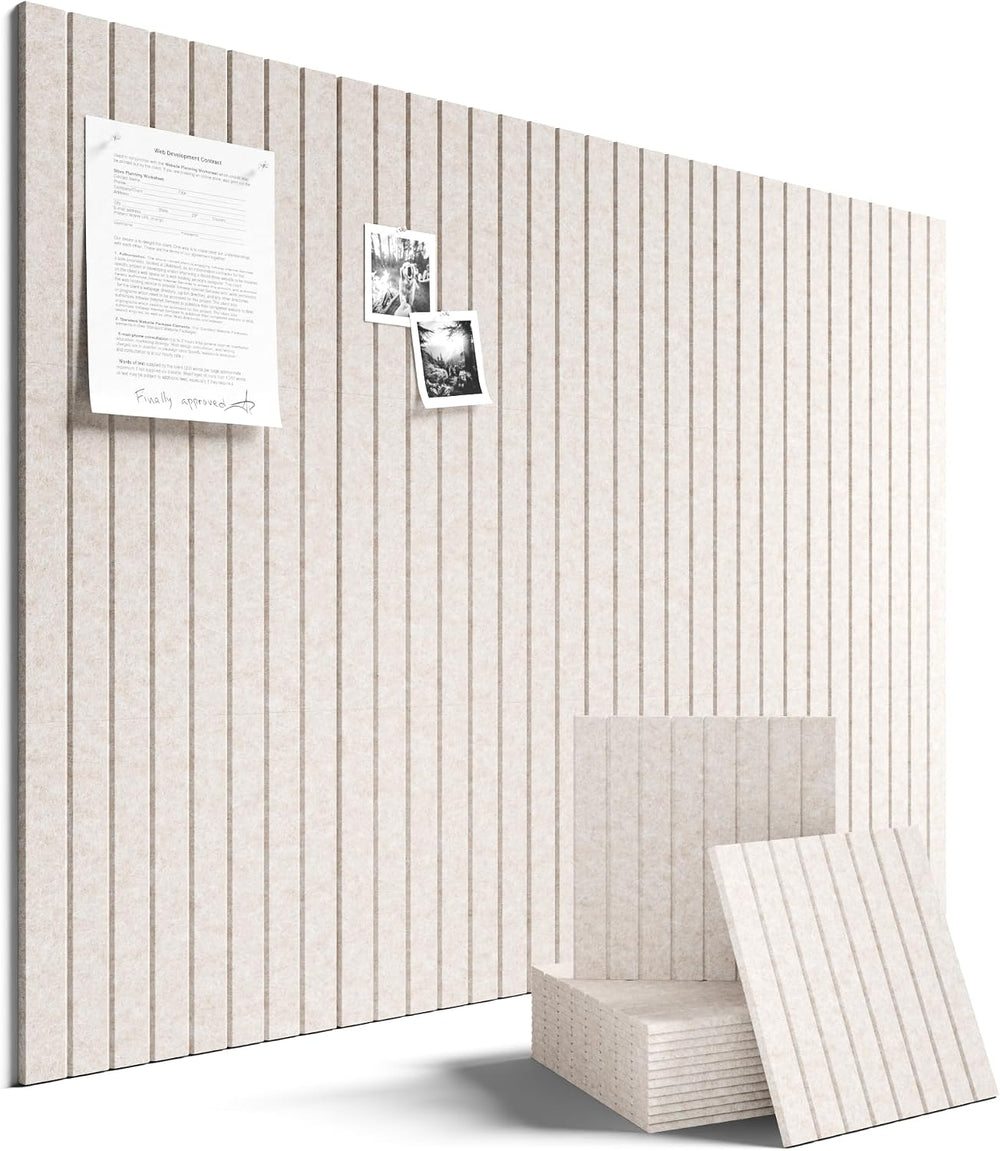 Fluxynara Felt Bulletin Board & Cork Board Alternative 48'' x 36&...