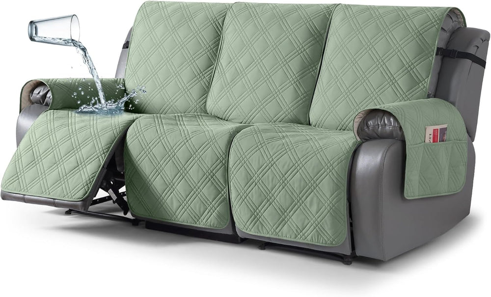 TAOCOCO 100% Waterproof Recliner Sofa Cover, Non Slip Split Couch Covers