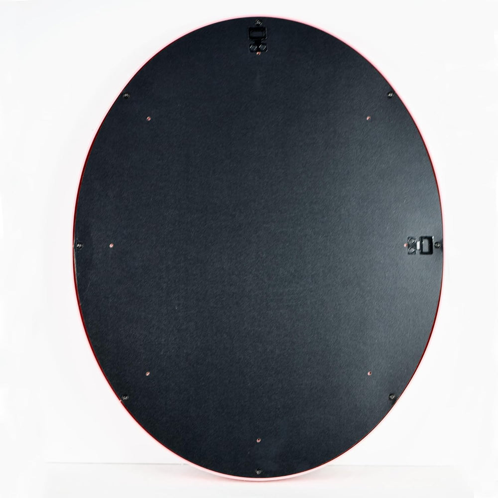 Funerom 20 x 16 inch Pink Wall Mirror Oval Bathroom Mirror Bedroom Mirror